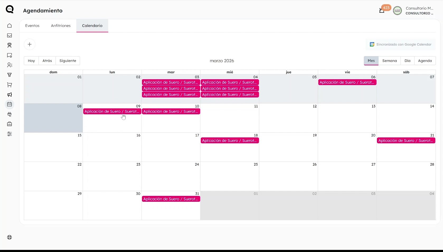 Agendamiento automático